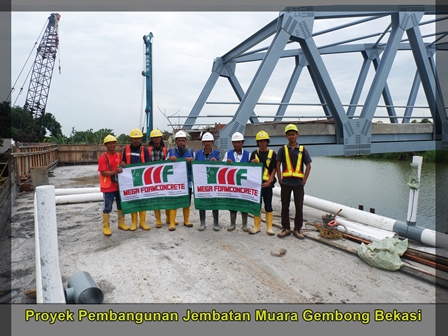 Pembangunan jembatan muara gembong bekasi